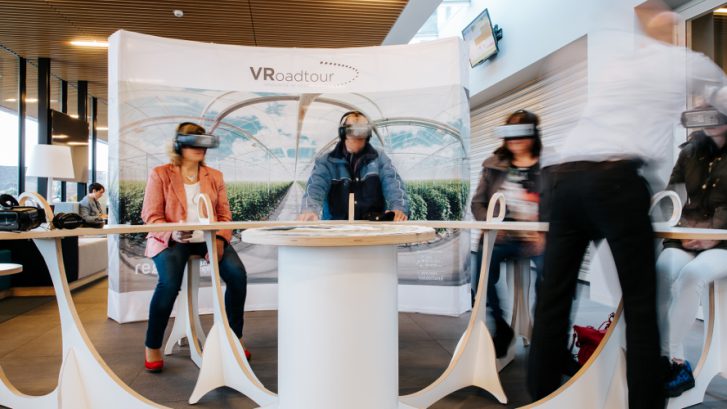 succesvolle VR-Roadtour, virtual reality