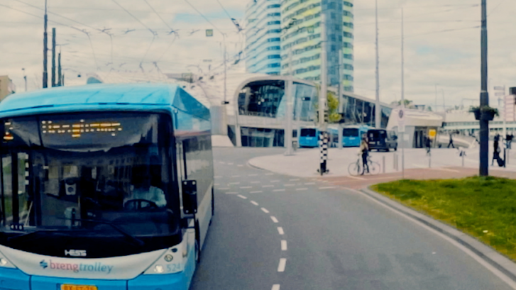 trolley zonder bovenleiding; Smart Trolley Grid; citymarketing, CleanMobilEnergy; energietransitie Arnhem