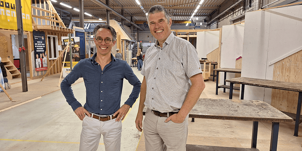 Wouter van der Burg en Eric Willems