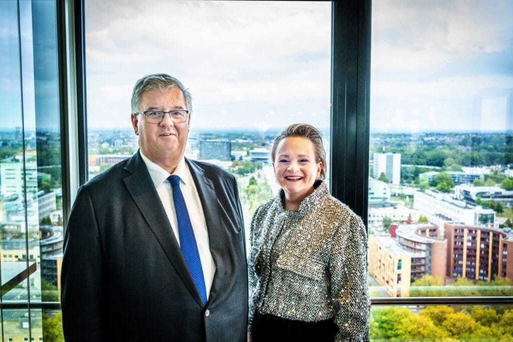 Hubert Bruls en Alexandra van Huffelen