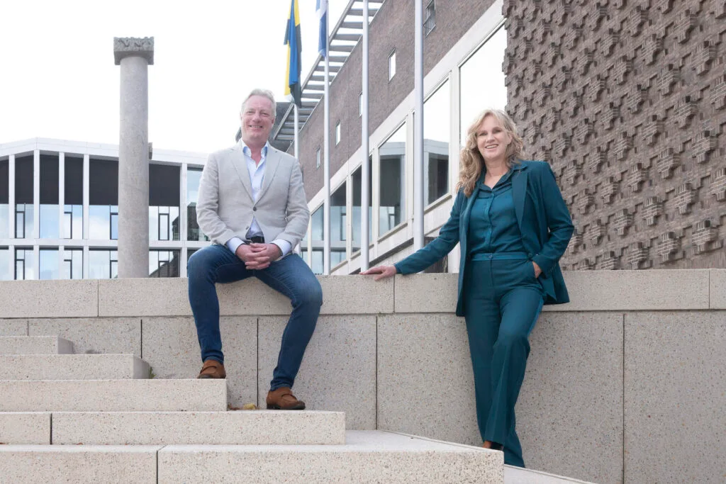 Harriët Tiemens, directeur Groene Metropoolregio Arnhem-Nijmegen, en Jan van Dellen