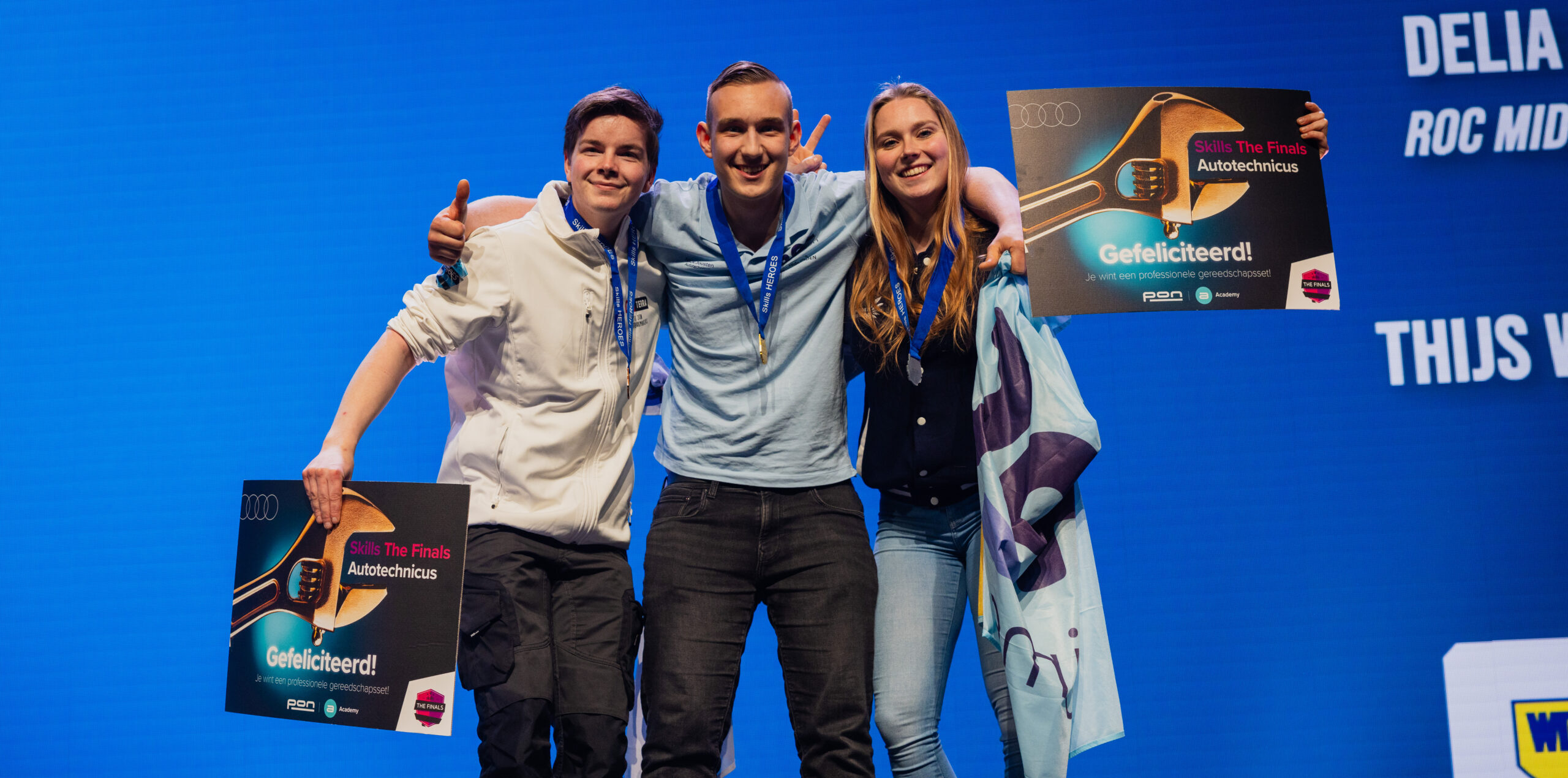 Nick Joosten op podium