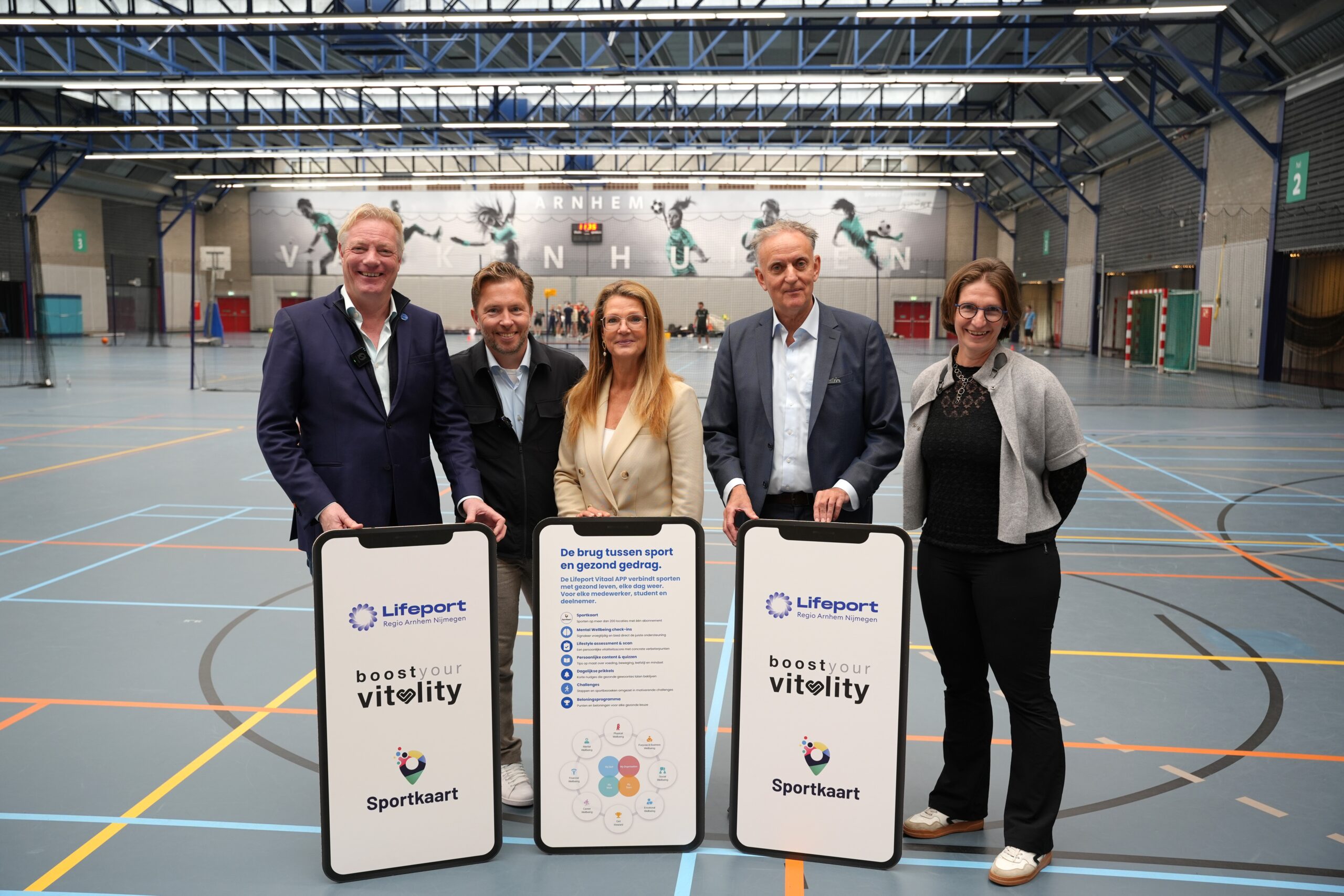 Sportbedrijf Arnhem en BoostYourVitality en Lifeport