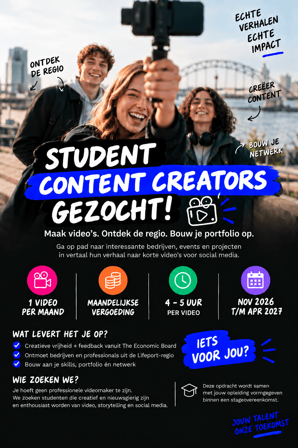poster student content creators