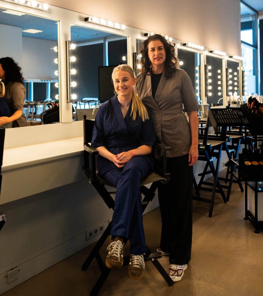 foto van Lynn Kappen met haar begeleider Nellie van Steenbergen